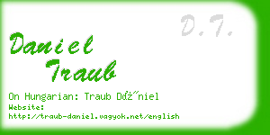 daniel traub business card